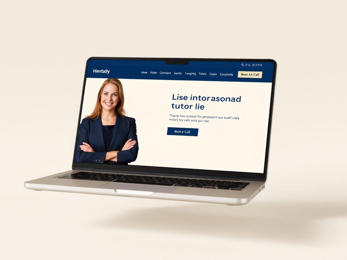 Example: Tutor Website